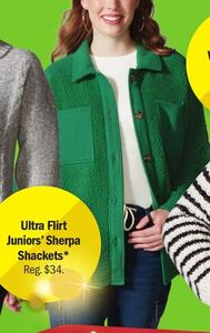 Ultra Flirt Juniors' Sherpa Shackets