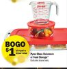 BOGO of equal or lesser value $1 on Pyrex Glass Bakeware or Food Storage