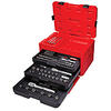 CRAFTSMAN Polished Chrome SAE & Metric Combination Mechanics Tool Set 243 Pc
