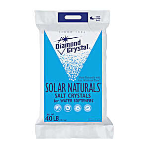 Diamond Crystal Solar Naturals Water Softening Salt Crystals 40 lbs