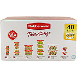 Rubbermaid TakeAlongs 40 Pc. Food Storage Set