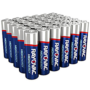 Rayovac AA Alkaline Batteries 30 Pk