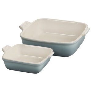 Le Creuset Heritage Stoneware Set of 2 Square Dishes
