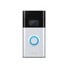 Ring Video Doorbell Smart Wireless WiFi Doorbell Camera with Built-in Battery, 2-Way Talk, Night Vision, Satin Nickel
