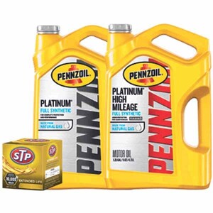 Pennzoil Platinum Full Synthetic or Full Synthetic High Mileage Motor Oil