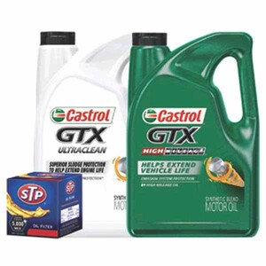Castrol GTX Conventional or High Mileage Motor Oil