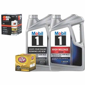 Mobil 1 Full Synthetic or Synthetic High Mileage Motor Oil