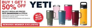 Buy 1 Get 1 50% Off Yeti Yeti Drinkware