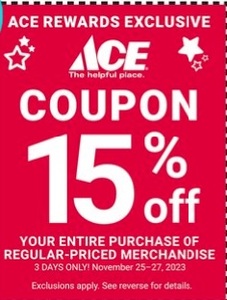 15% Off Your Entire Purchase Of Regular-priced Merchandise