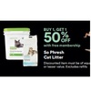 Buy 1 Get 1 50% off  So Phresh Cat Litter