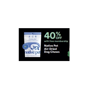 40% Off Native Pet Air-Dried Dog Chews