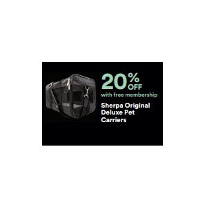 20% Off Sherpa Original Deluxe Pet Carriers