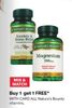 Buy 1 get 1 FREE with Card all Nature's Bounty vitamins