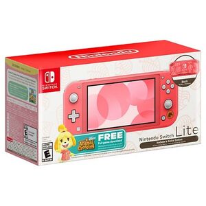 Nintendo Switch Lite Isabelle’s Aloha Edition with Animal Crossing New Horizon included