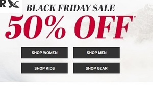 50% Off Black Friday Sale