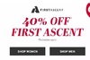 40% Off First Ascent