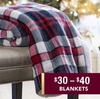 $30 - $40 Blankets