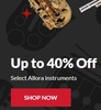 Up to 40% Off Select Allora instruments