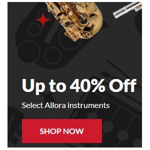 Up to 40% Off Select Allora instruments