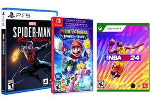 Save up to 60% on select video games