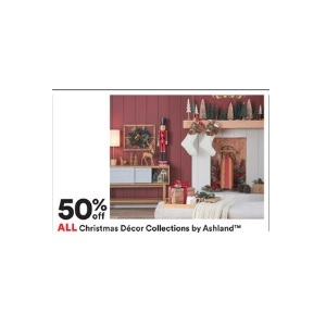 50% off all Christmas Decor Collections by Ashland
