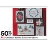 50% Off Christmas Baskets & Decorative Boxes