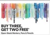 Buy 3 Get 2 Free All Open-Stock Markers, Pens & Pencils