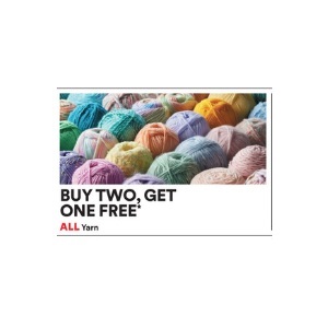 Buy 2 Get 1 FREE All Yarn