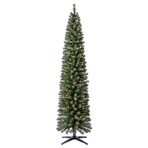 7ft. Pre-Lit Artificial Christmas Tree, Clear Lights by Ashland