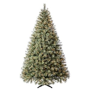 7.5ft. Pre-Lit Quick Set Jasper Artificial Christmas Tree, Clear Lights by Ashland