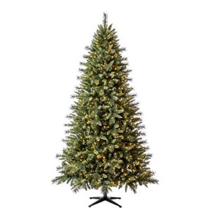 7.5ft. Pre-Lit Quick Set Glendale Fir Artificial Christmas Tree, Micro Dot LED Lights by Ashland