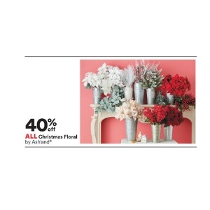 40% off all Christmas Floral