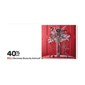 40% off Christmas Stems by Ashland