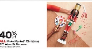 40% ALL Make Market Christmas DIY Wood & Ceramic