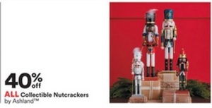 40% off Collectible Nutcrackers