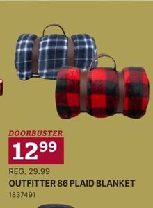 OUTFITTER 86 PLAID BLANKET