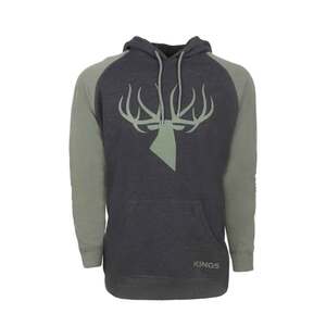 King's Camo Men's Triblend Fleece Casual Hoodie