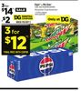 Pepsi or Mtn Dew 3 for $12