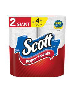 Scott Choose-A-Sheet Paper Towels Giant Rolls, 2 Ct