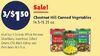 Chestnut Hill Canned Vegetables 3 /$1.50