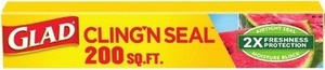 Glad Cling'N Seal 200sq ft
