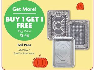 BUY 1 GET 1 FREE Foil Pans