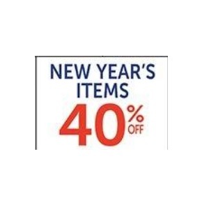 40% Off New Years Items