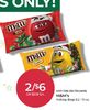 M&M'S holiday Bags 2 for $6
