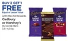 Buy 2 get 1 Free Cadbury or Hershey's XL Candy Bars