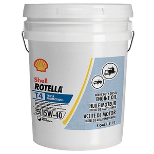 Shell Rotella 5 gal. T4 15W-40 Motor Oil