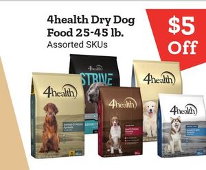 $5 4health Dry Dog Food