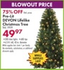 75% Off Pre-Lit Devon Lifelike Christmas Tree