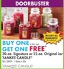 Buy one Get One Free 20-oz Signature or 22-oz original Jar yankee Candle