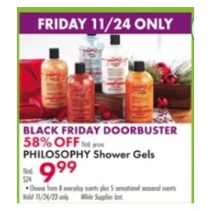 58% Off Philosophy Shower gels